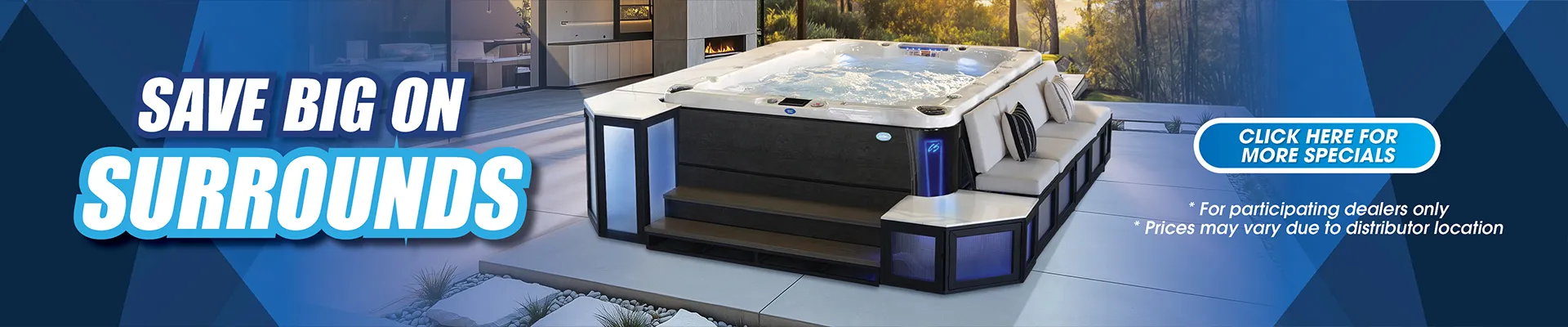 Calspas hot tub being used in a family setting - Waterbury