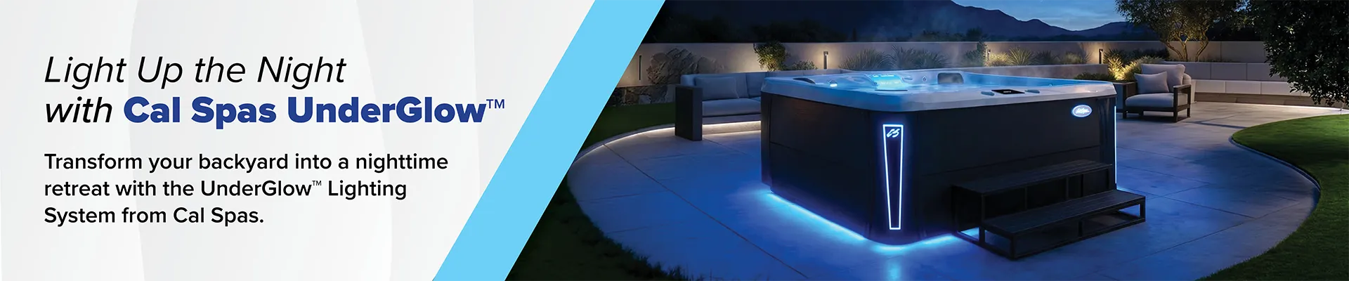 Calspas hot tub being used in a family setting - Waterbury