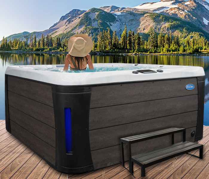 Calspas hot tub being used in a family setting - hot tubs spas for sale Waterbury